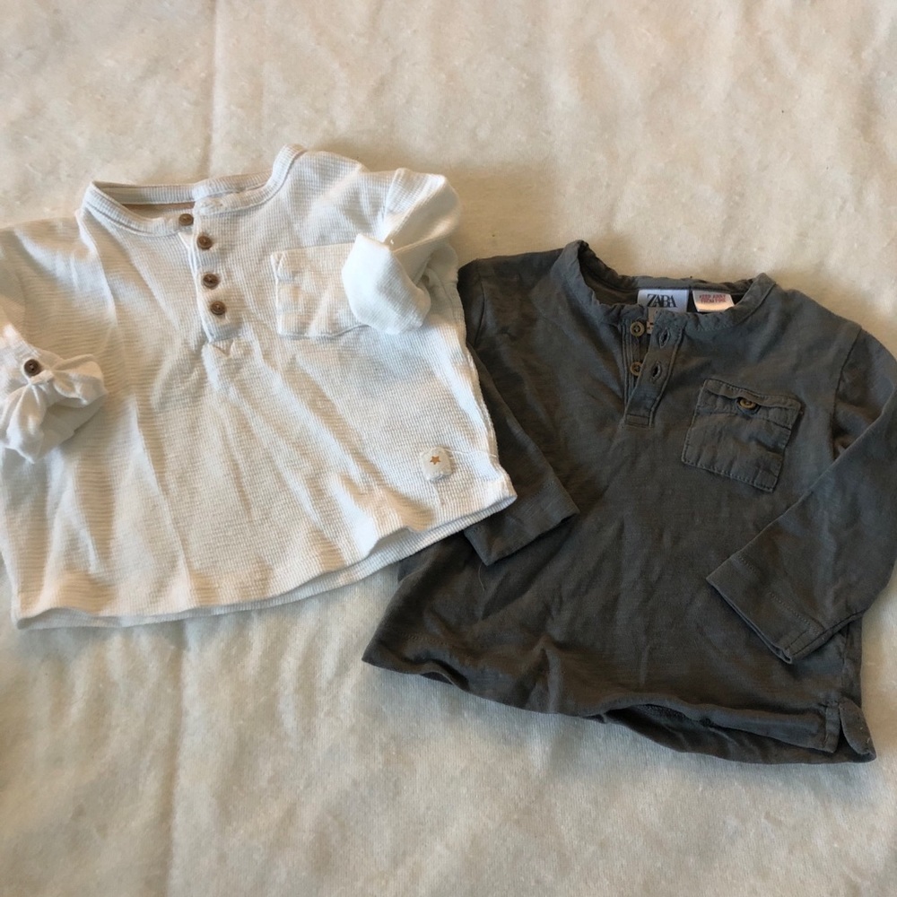 Zara Baby Boy Henley Tops
